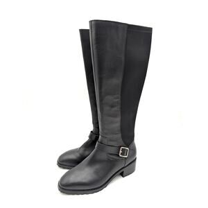 Blondo Sylvia Waterproof Knee High Boots Women's Side Zip Black Size US6.5W EU37